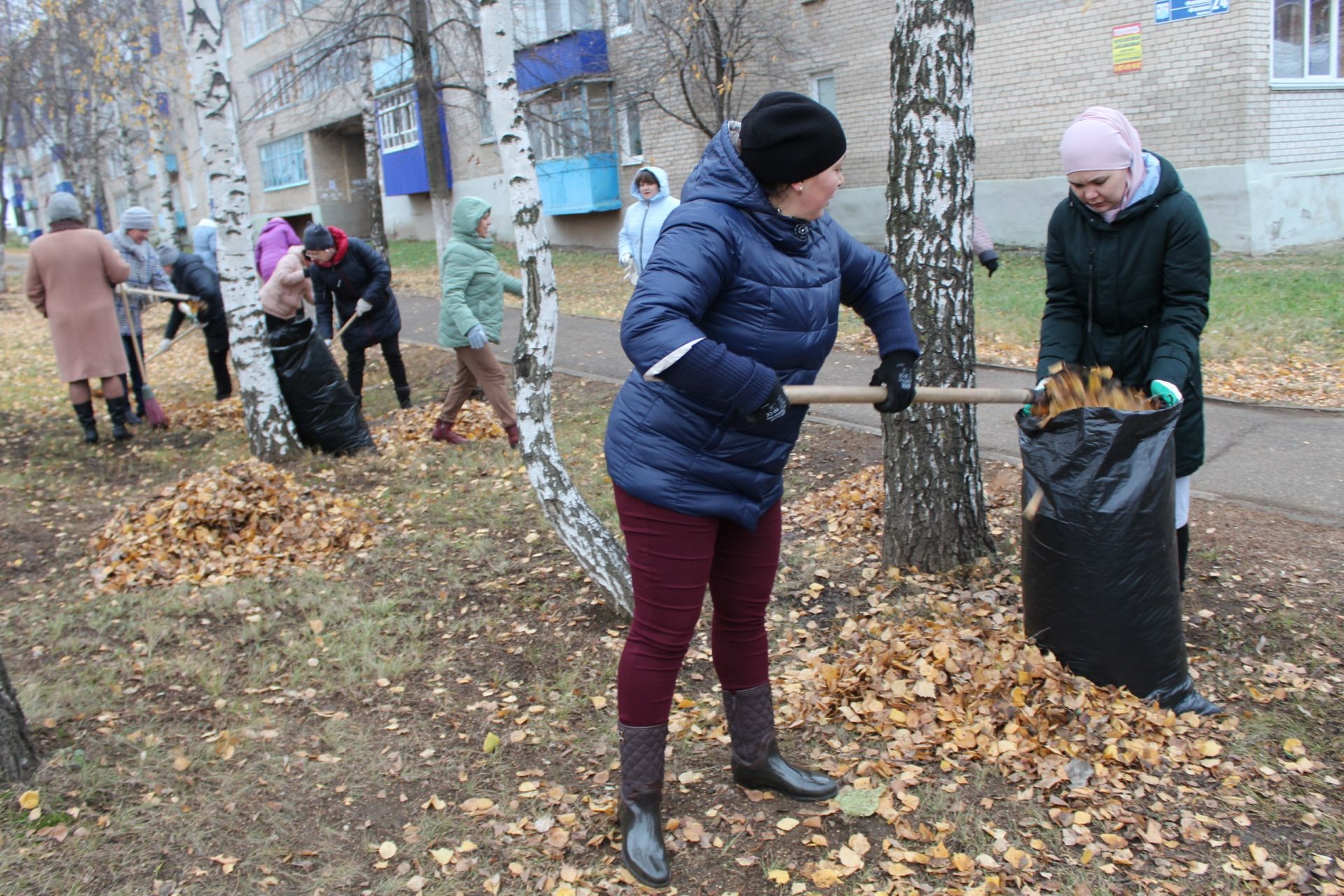 «Время чистоты»: как в Менделеевске прошёл ноябрьский субботник