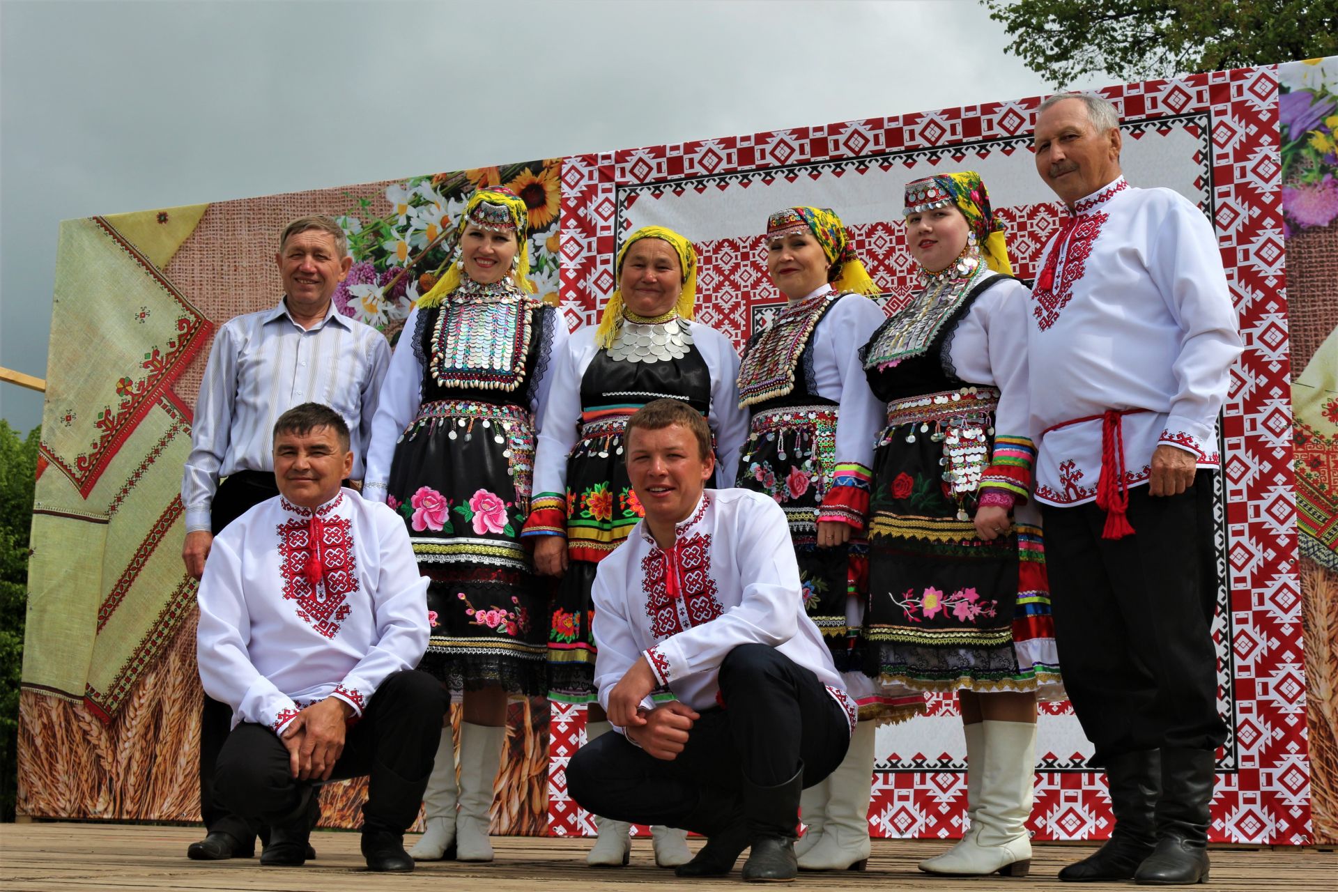 Народный марийский ансамбль "Элнет" посетил марийский праздник "Семык"