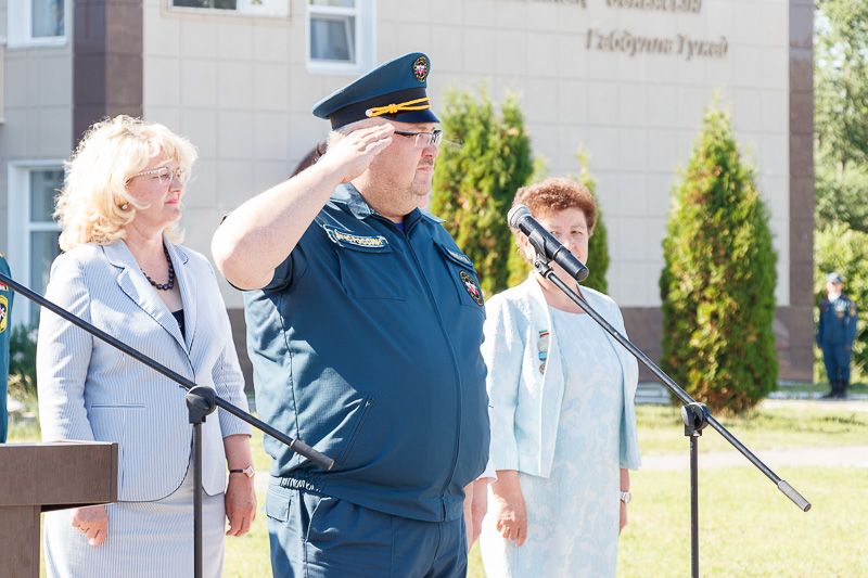 Глава района Валерий Чершинцев  принял участие в выпускном Тетюшского государственного колледжа гражданской защиты