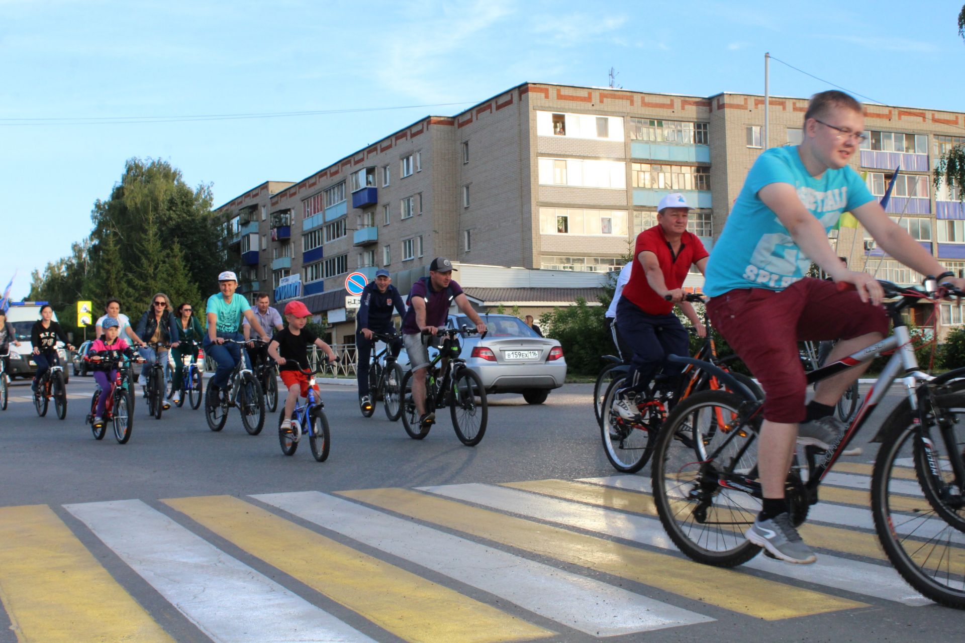 День города в Менделеевске открыли велопробегом