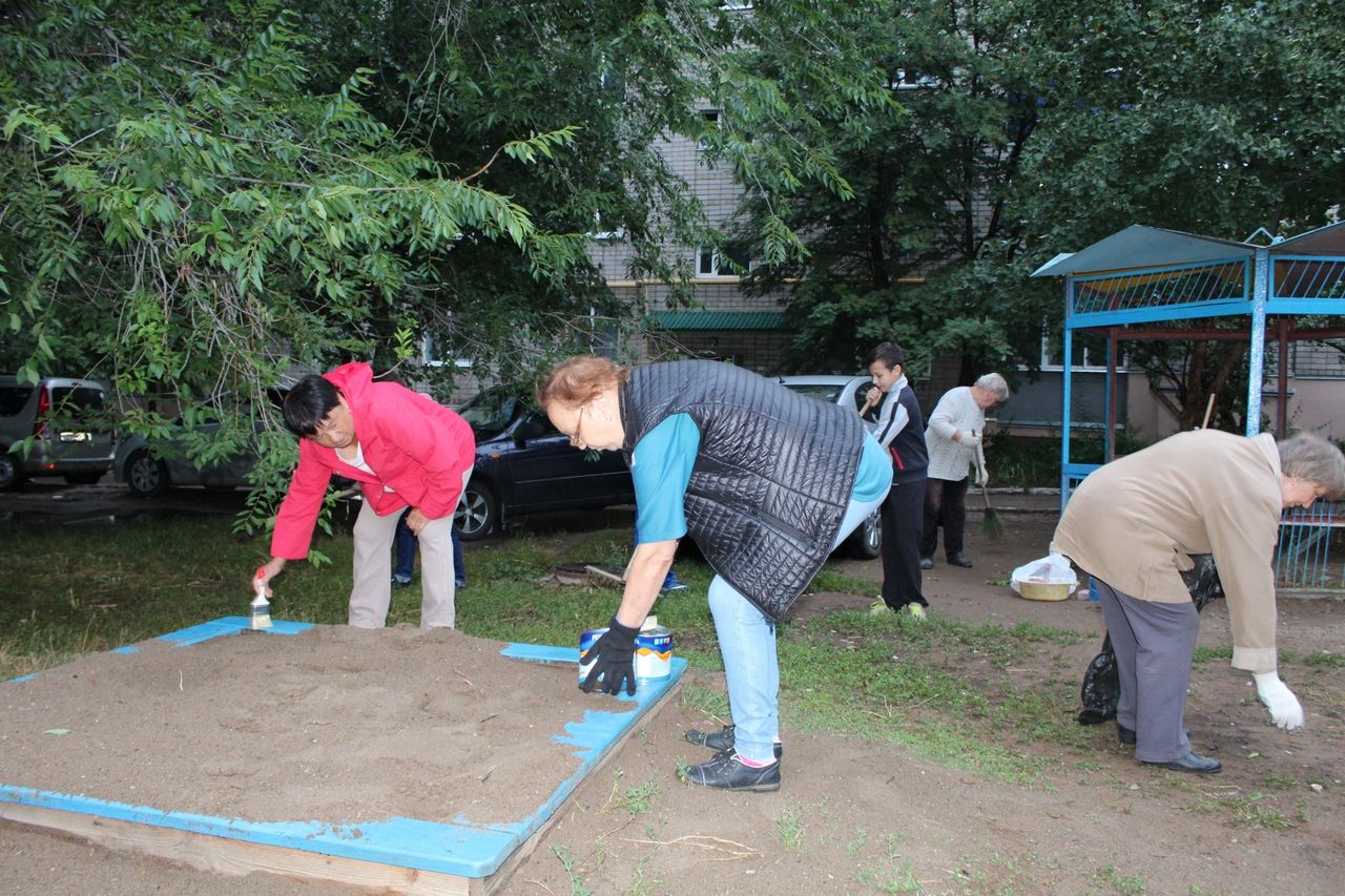 Экологическая акция «Чистый двор» в Менделеевске набирает обороты