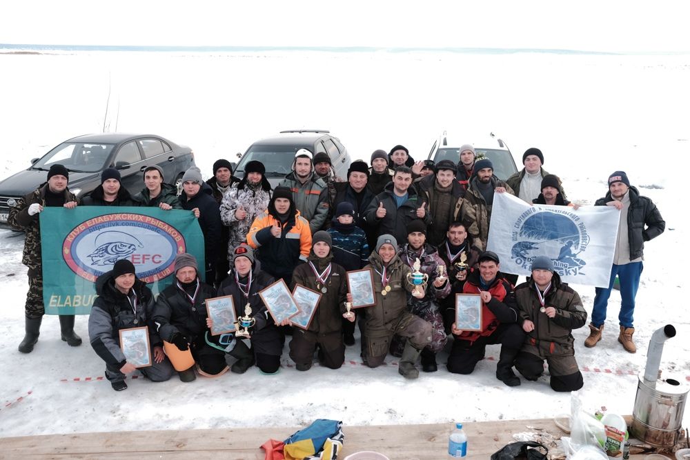 Сборная команда Менделеевска завоевала 2 место на чемпионате по ловле рыбы со льда на мормышку