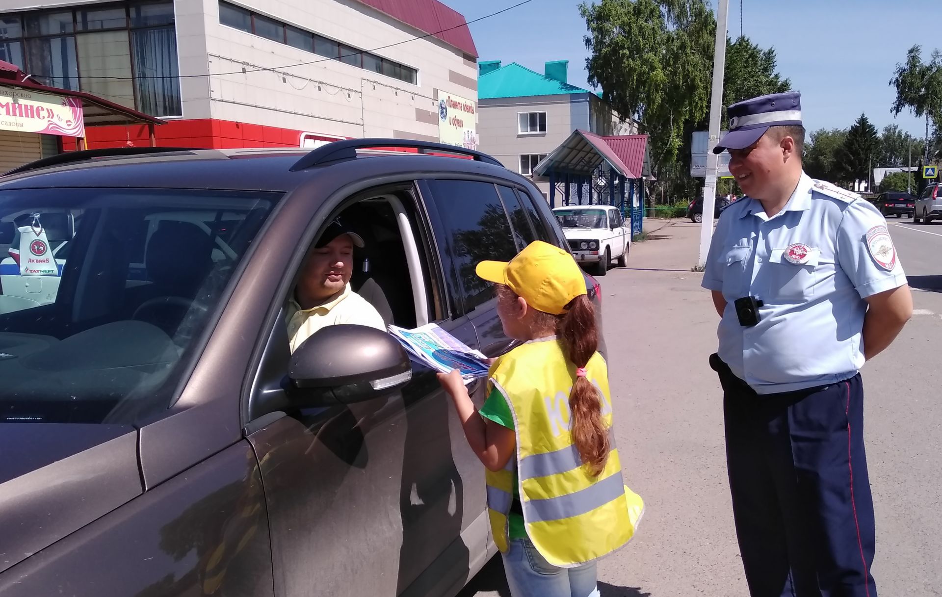 В пришкольном лагере Менделеевска прошло мероприятие по профилактике детского дорожно-транспортного травматизма