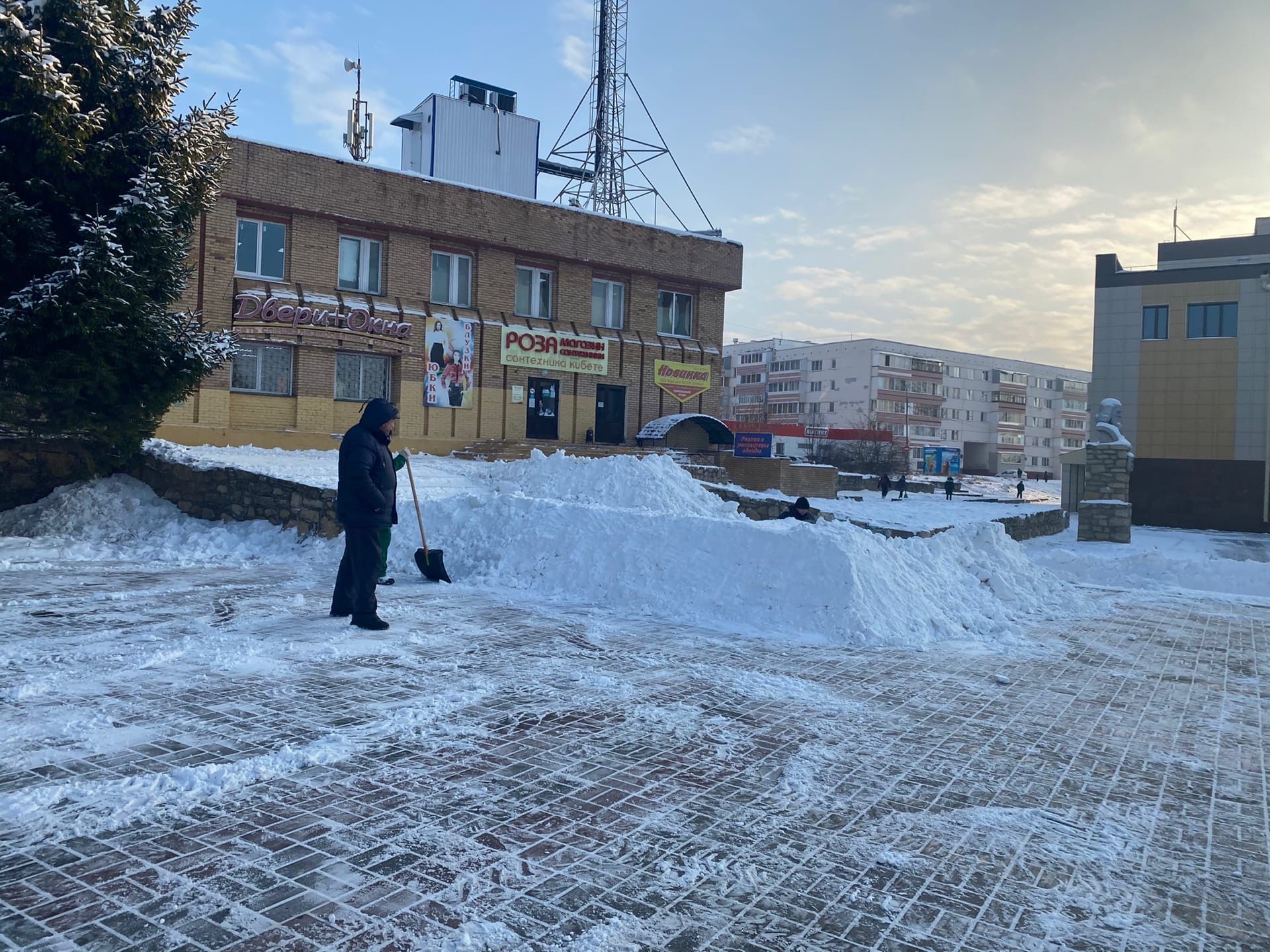 В центре Менделеевска появится снежная горка