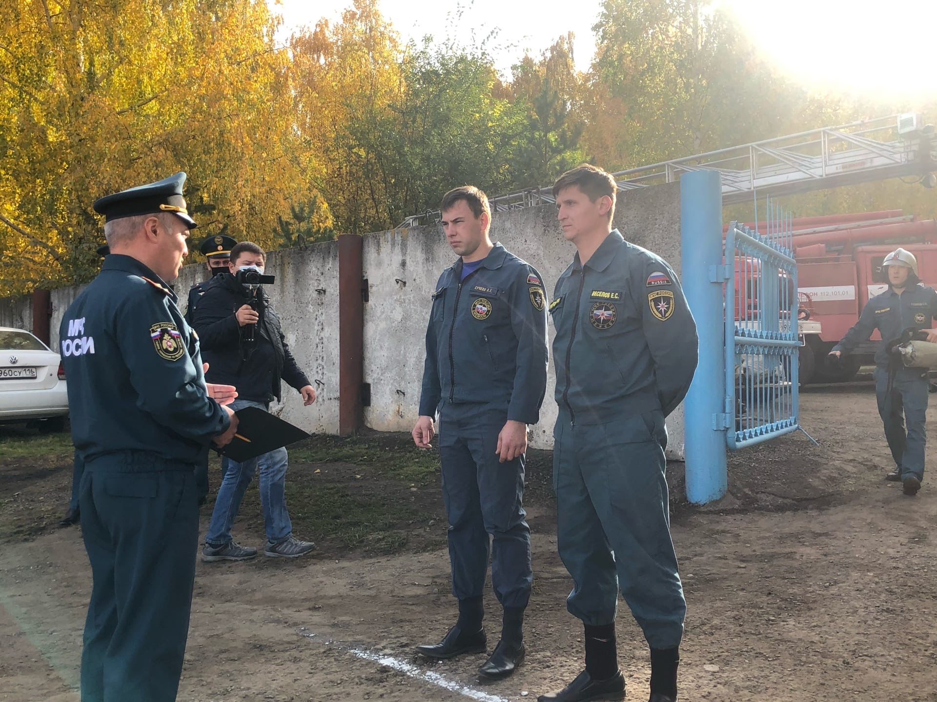 В Менделеевске проходят республиканские соревнования по пожарному многоборью