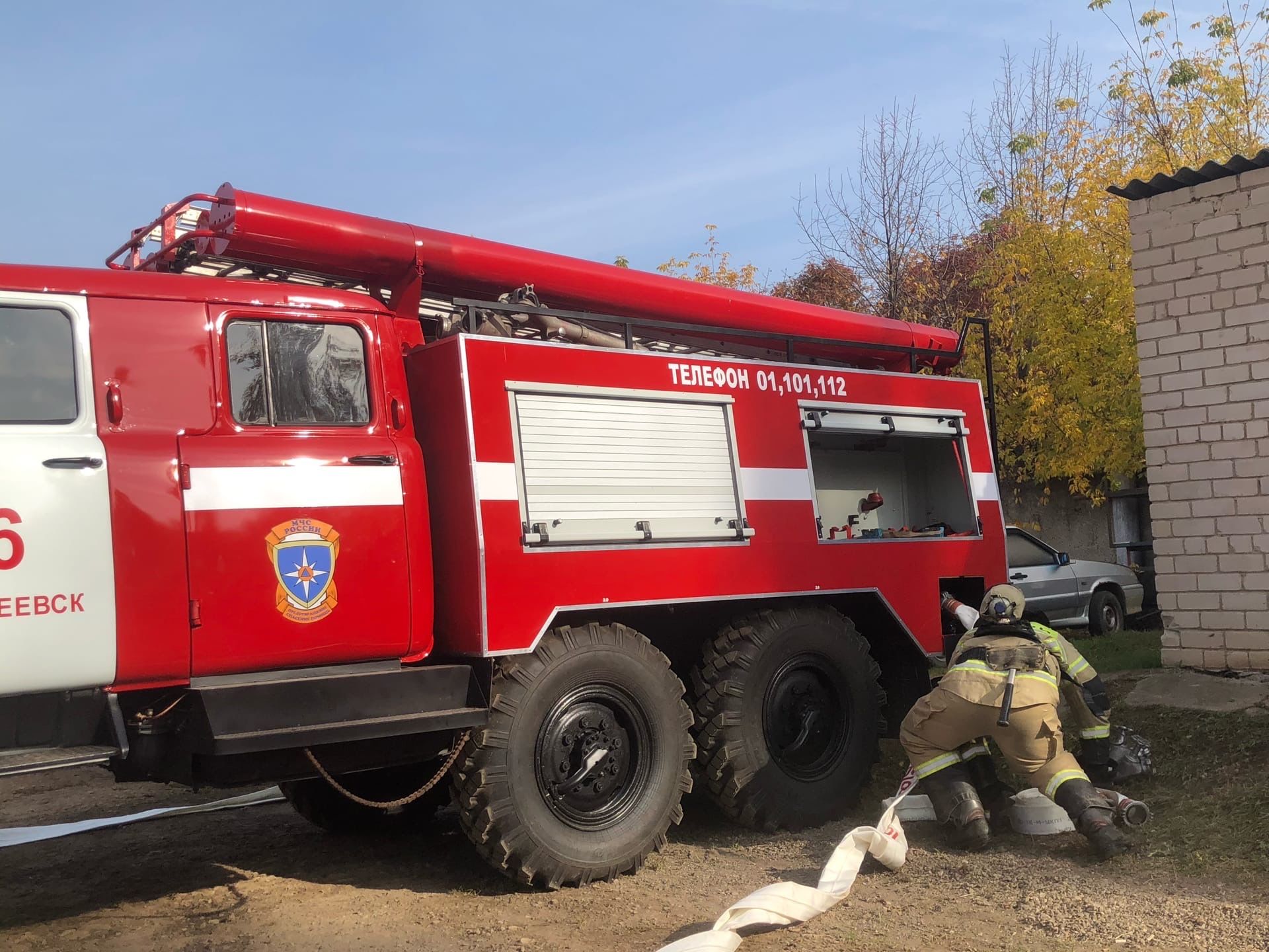 В Менделеевске проходят республиканские соревнования по пожарному многоборью