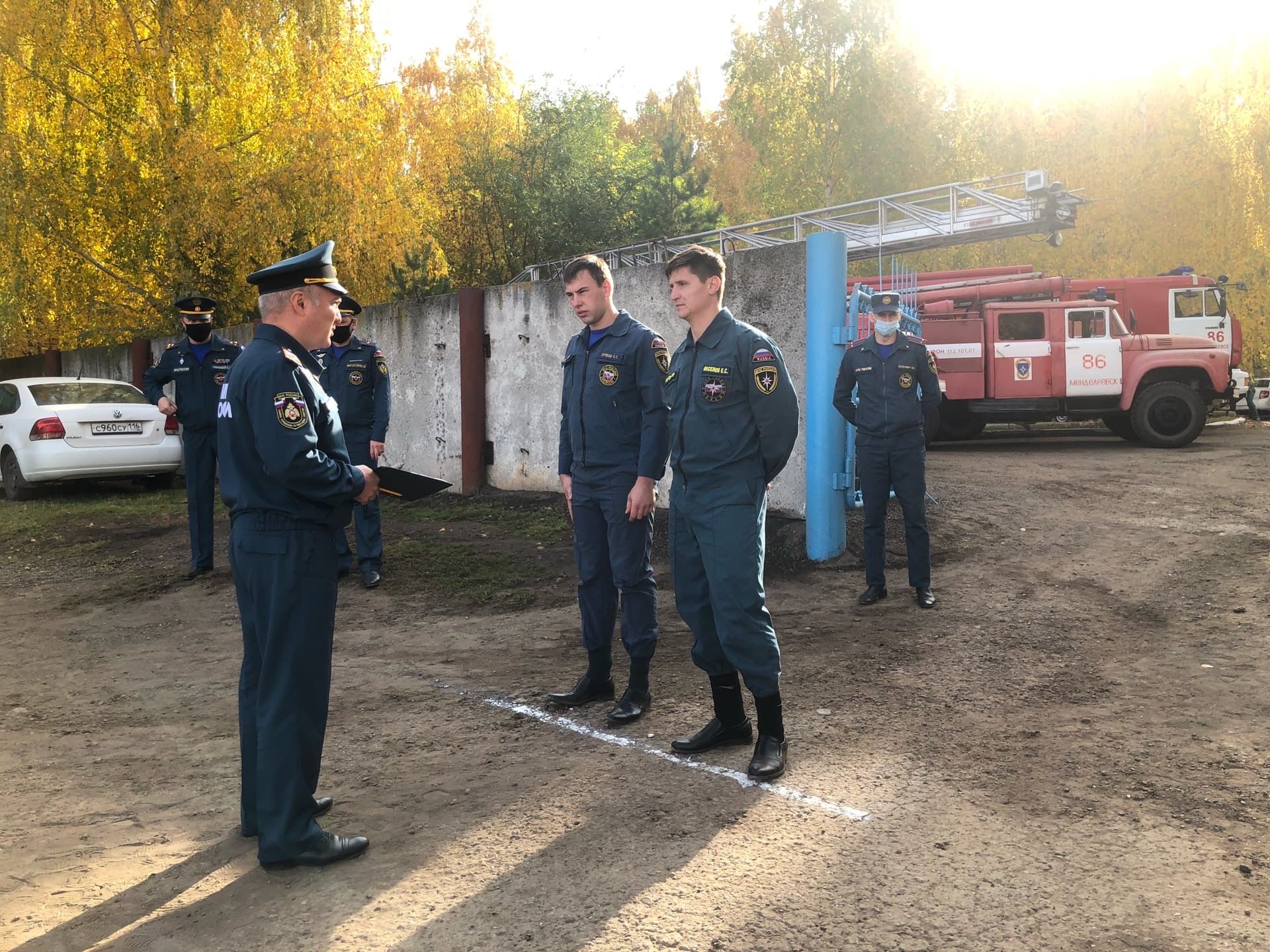 В Менделеевске проходят республиканские соревнования по пожарному многоборью