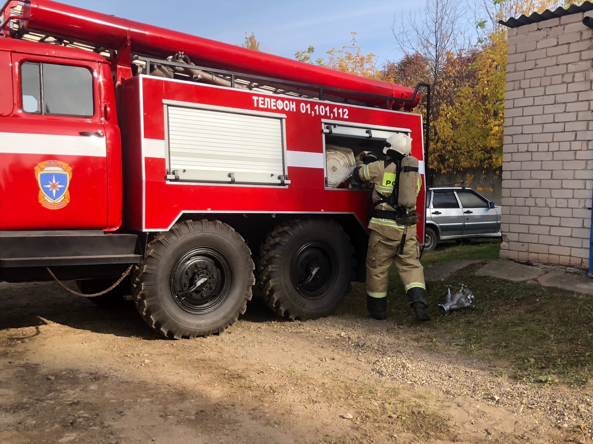 В Менделеевске проходят республиканские соревнования по пожарному многоборью