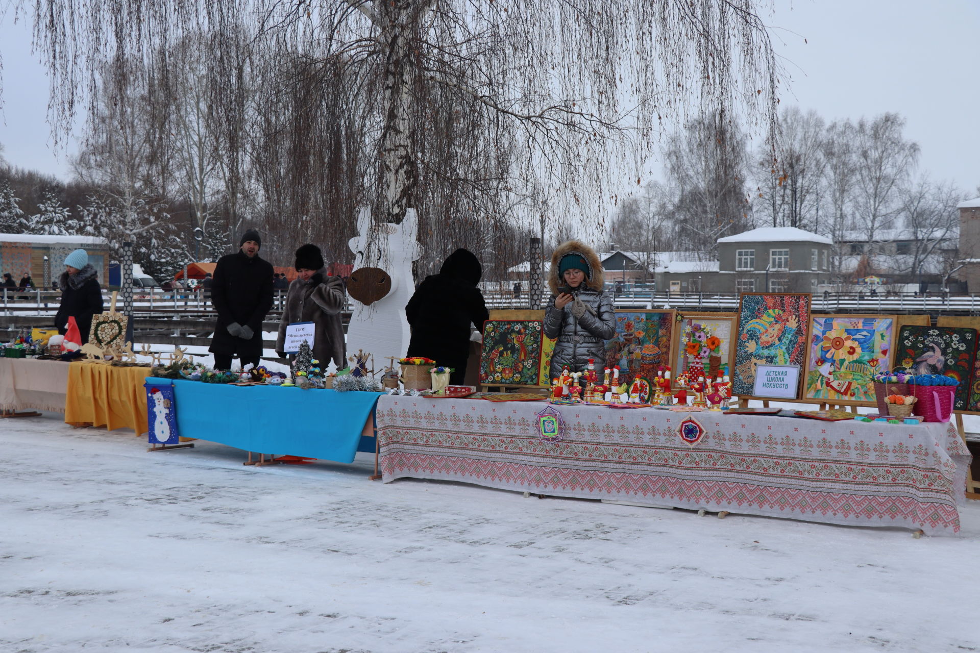 В Менделеевске на рождественской ярмарке  выбрали лучшие сани