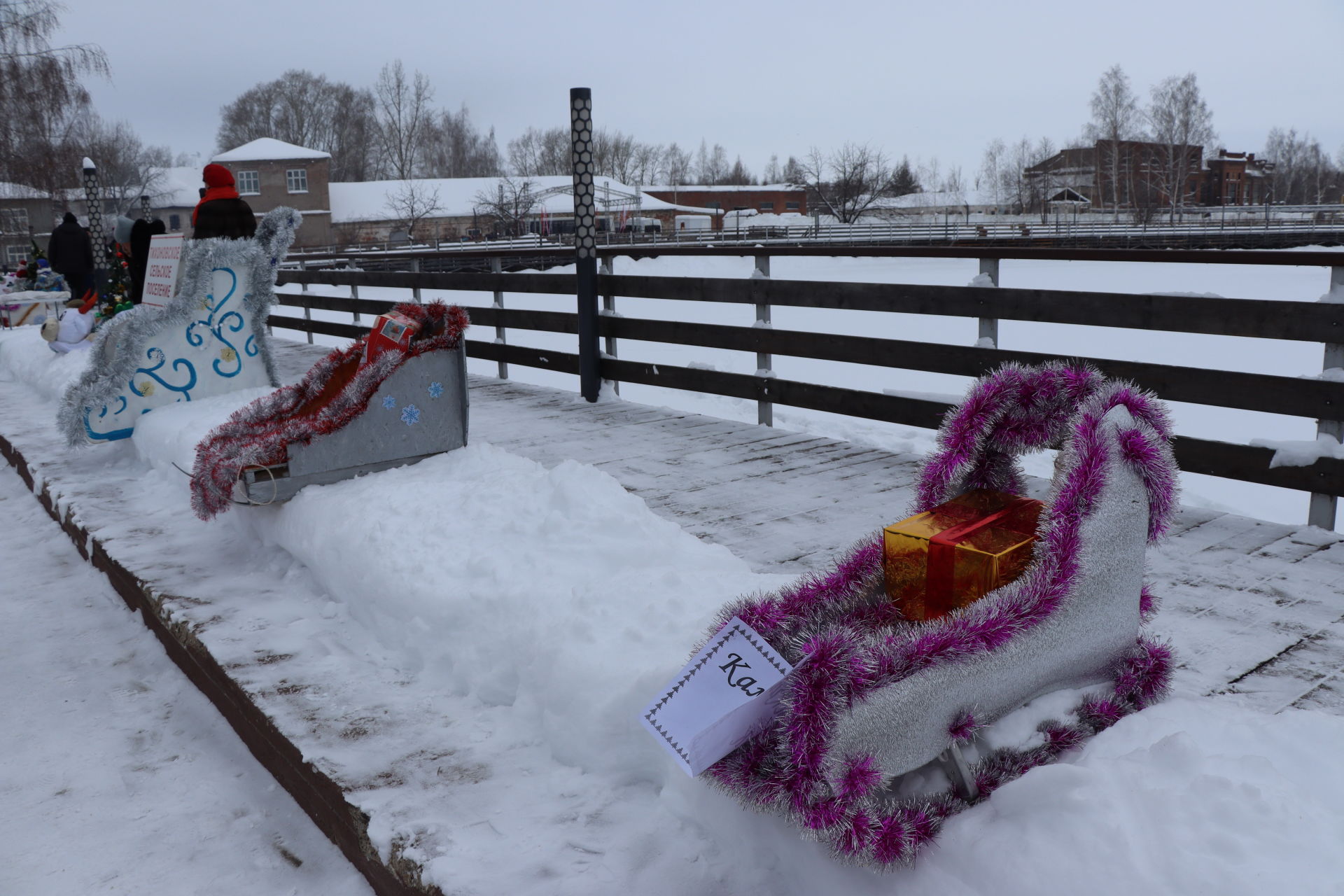 В Менделеевске на рождественской ярмарке  выбрали лучшие сани