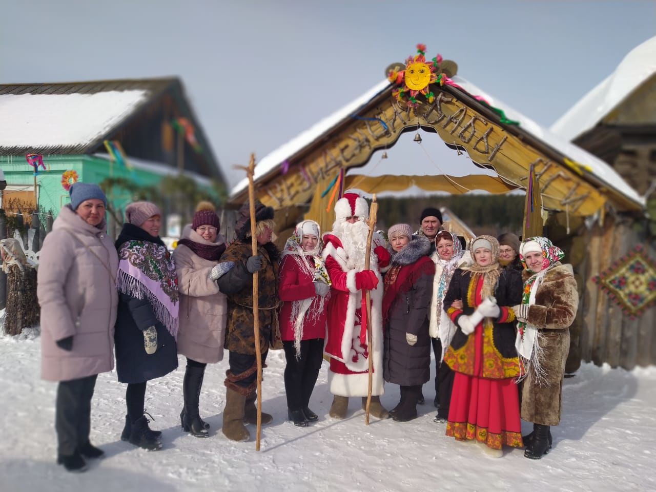 Менделеевцы побывали на Масленице в Грахово