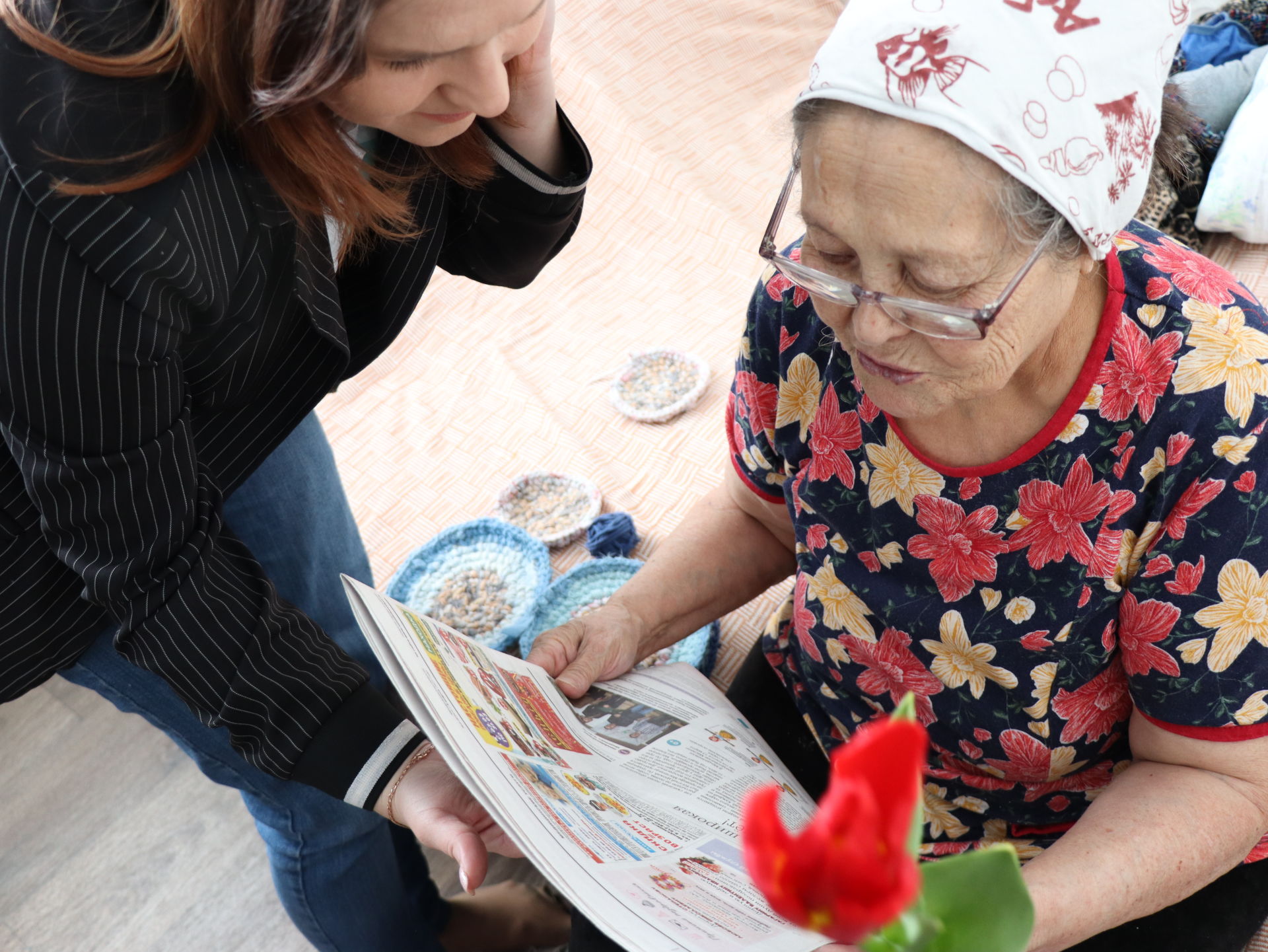 Менделеевские женщины получили подарок от МН