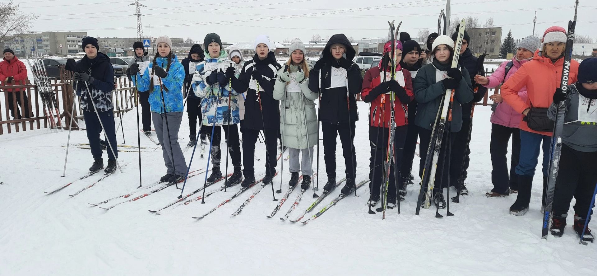 Соревнования по лыжным гонкам в Менделеевске выявили победителей