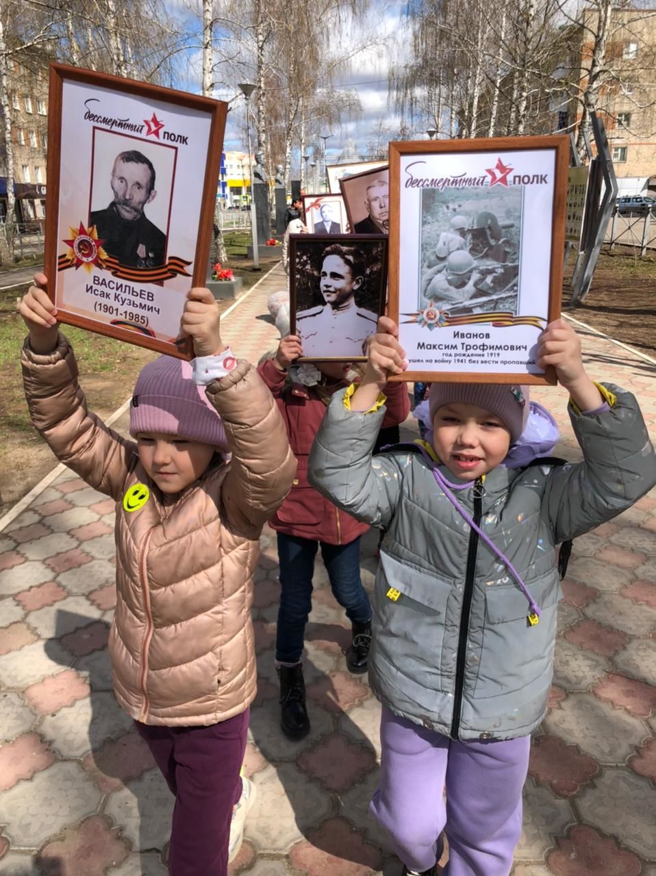 Бессмертный полк для менделеевских дошкольников