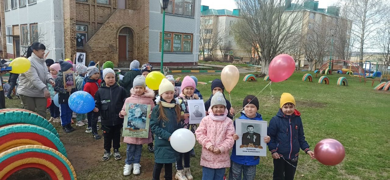 Они не забыты: В детских садах Менделеевска проходят празднования Дня Победы