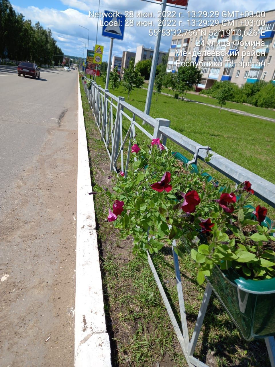 Город ярче: в Менделеевске продолжается благоустройство