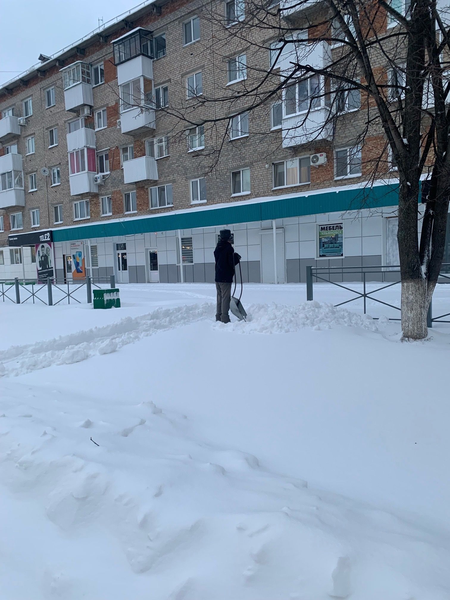 Снега ждали? В Менделеевск пришла зима