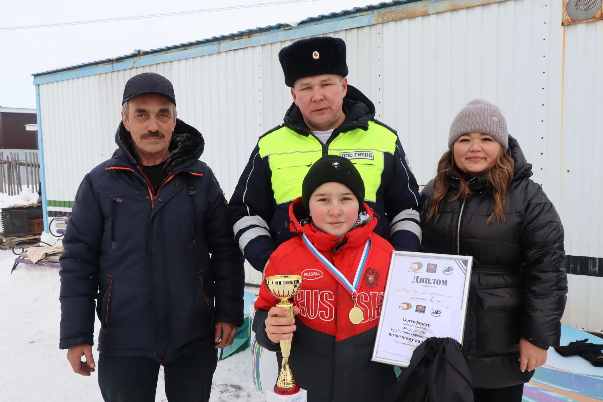 В Менделеевске провели районные соревнования по картингу