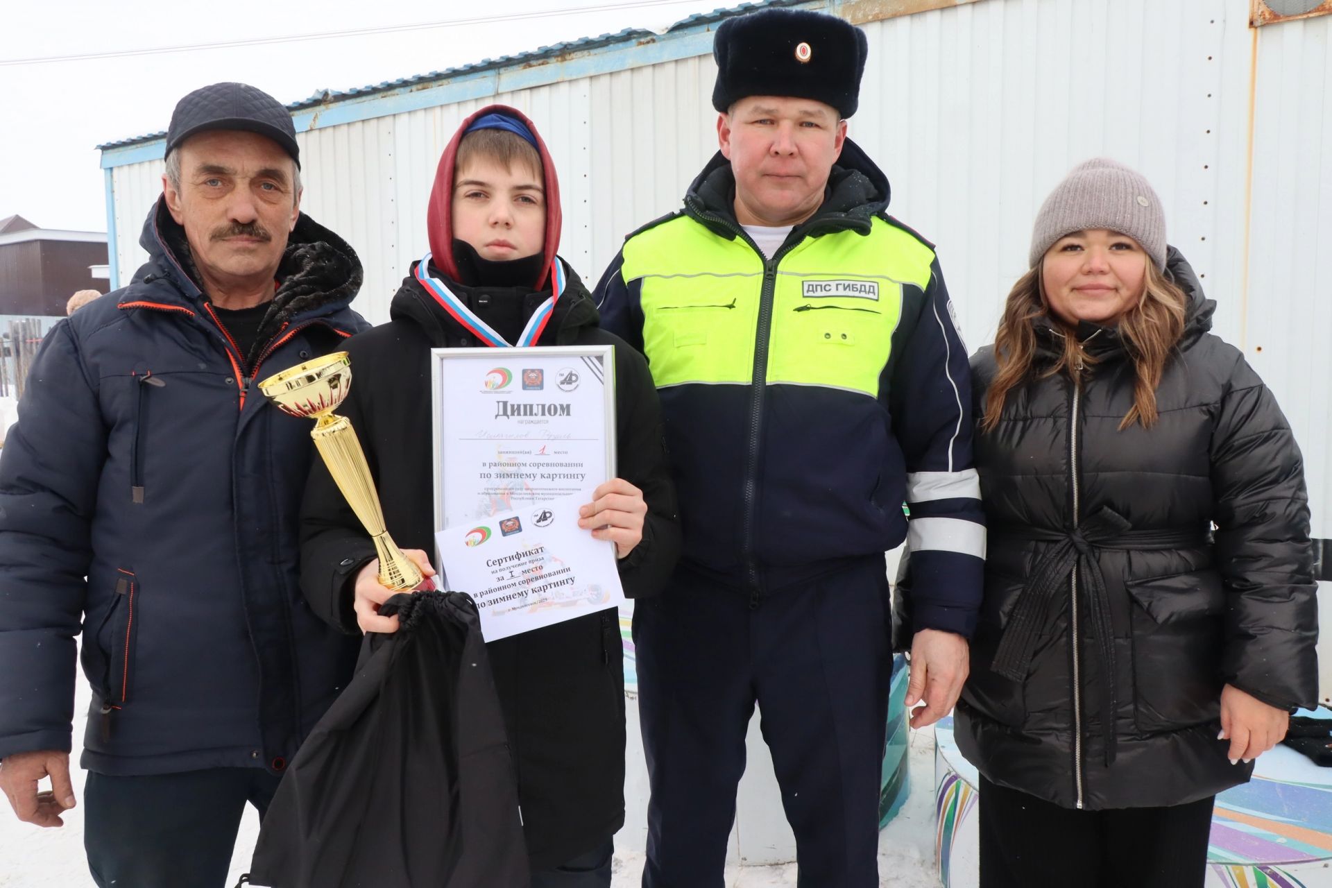 В Менделеевске провели районные соревнования по картингу