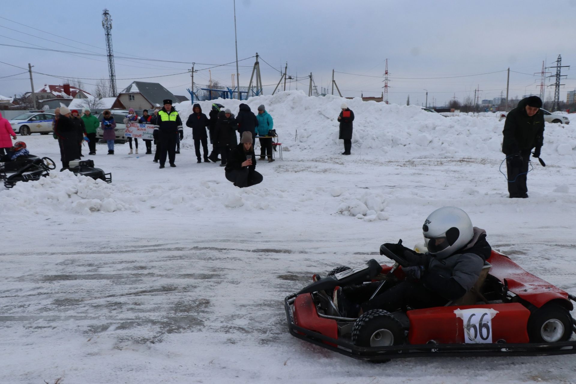 В Менделеевске провели районные соревнования по картингу