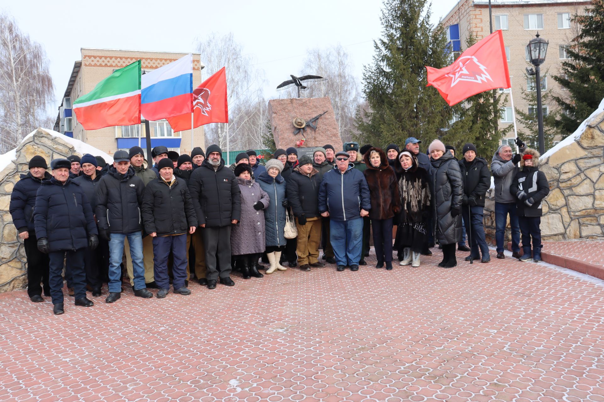 В Менделеевске состоялся митинг, посвящённый 34-летию вывода войск из Афганистана