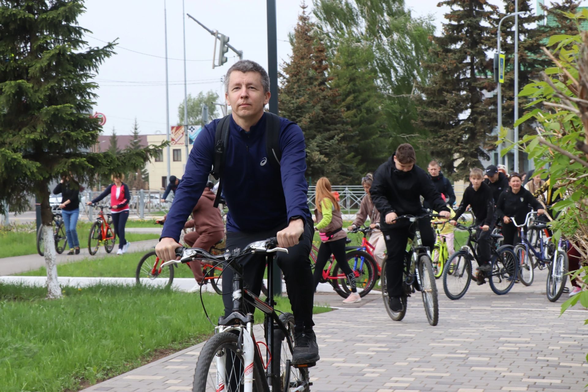 В Менделеевске дали старт велосезону