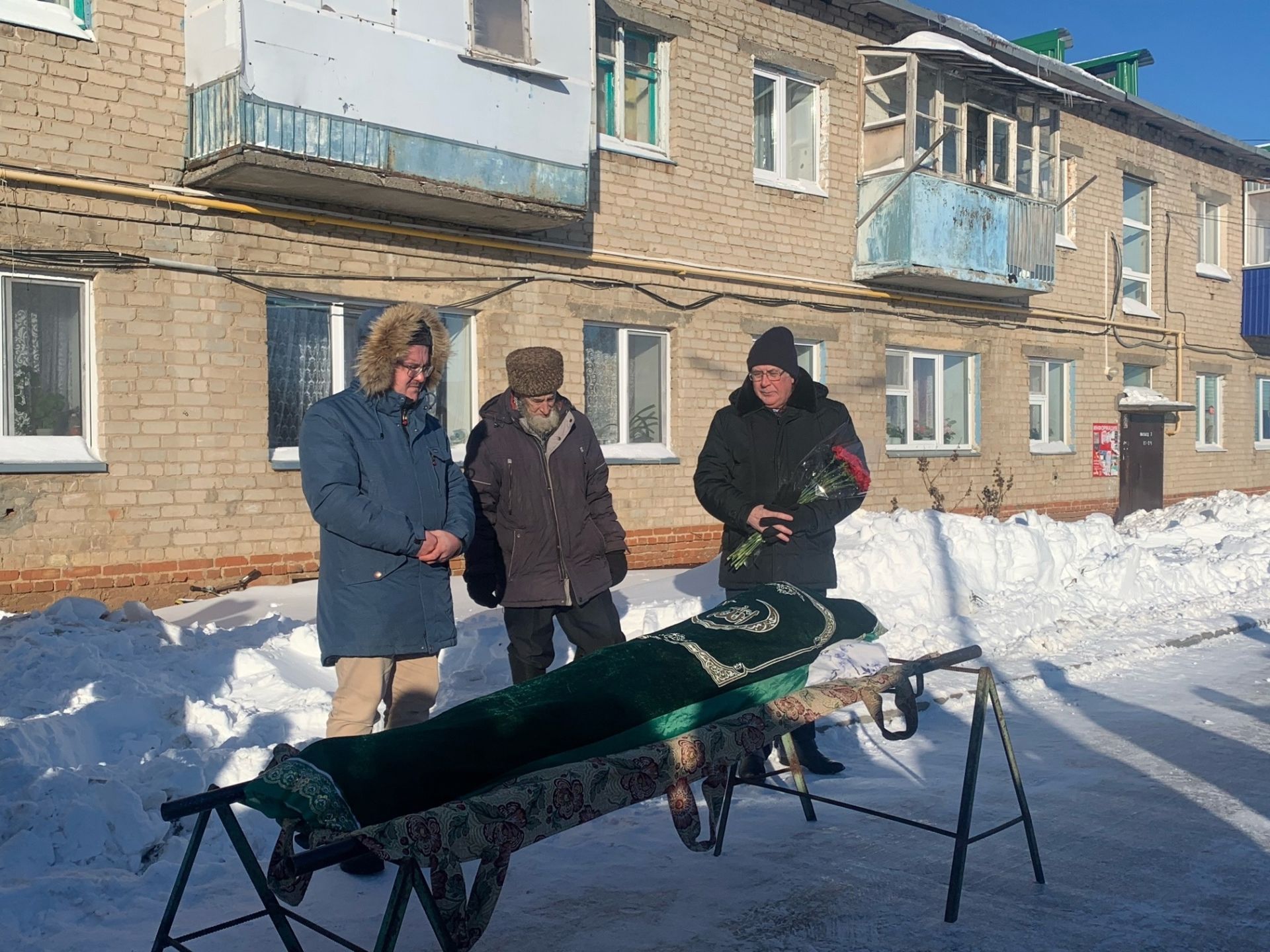 Менделеевцы простились с участником войны Билалом Валеевым