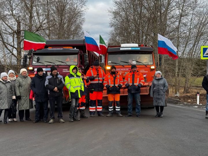 В Менделеевском районе после капитального ремонта открылась дорога «Псеево-Крынды»