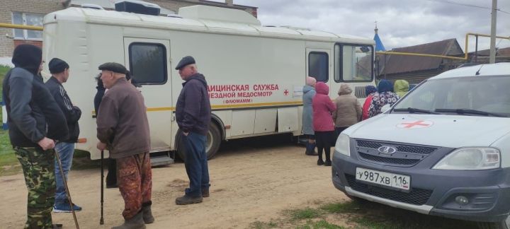 Передвижной диагностический комплекс «ФлюМамм» прибыл в Менделеевский район