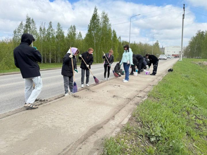 Чистота начинается с каждого из нас: общегородские субботники продолжаются в Менделеевске