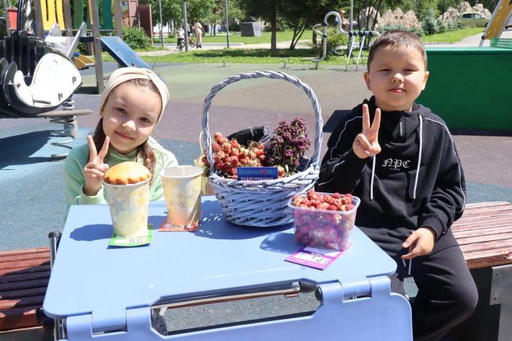 В Менделеевске прошла детская ярмарка