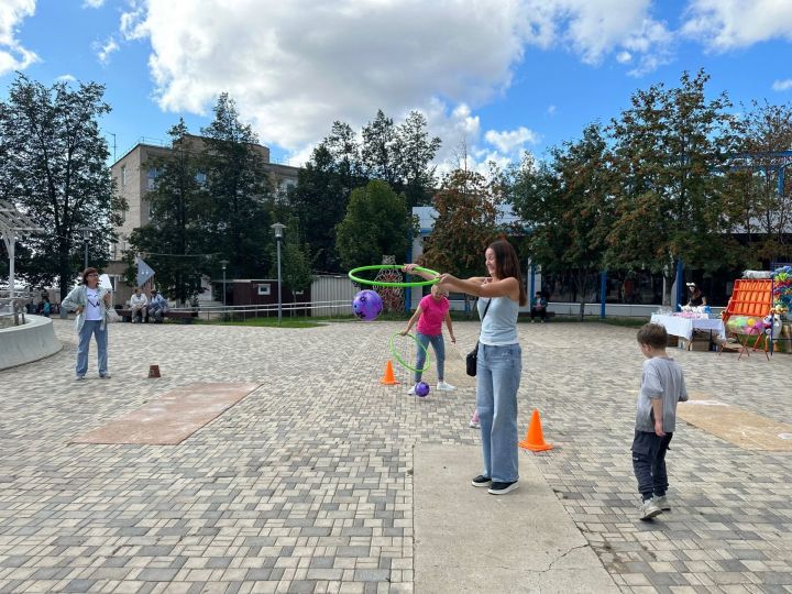 В Менделеевске организованы детские спортивные площадки