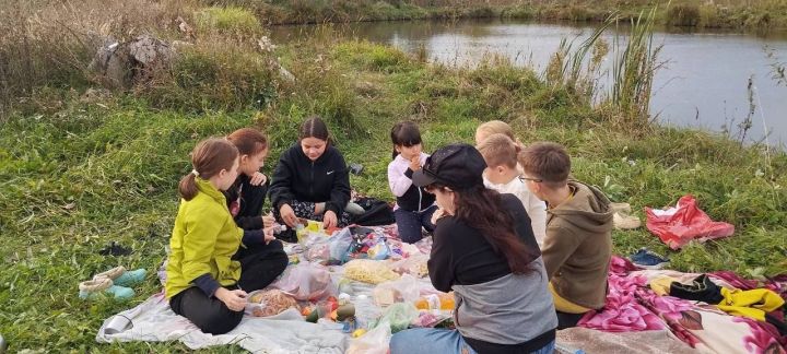 Первые Псеевской школы отправились в поход по родному селу